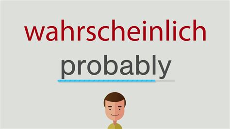 englisch wahrscheinlich|More.